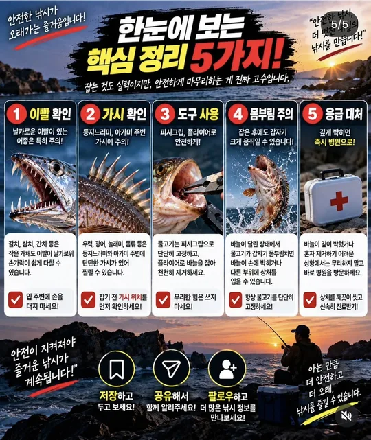바늘 빼기 핵심 정리 카드뉴스 그림