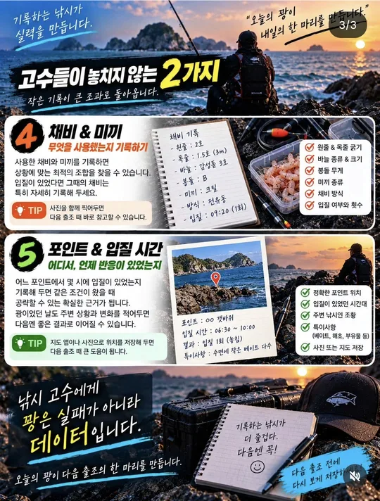 고수가 놓치지 않는 기록 2가지 카드뉴스 그림