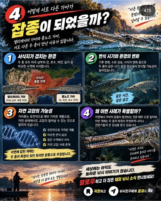 가아는 어떻게 잡종이 되었을까 카드뉴스 그림