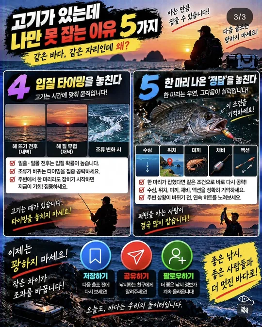 나만 못 잡는 이유 4~5 카드뉴스 그림
