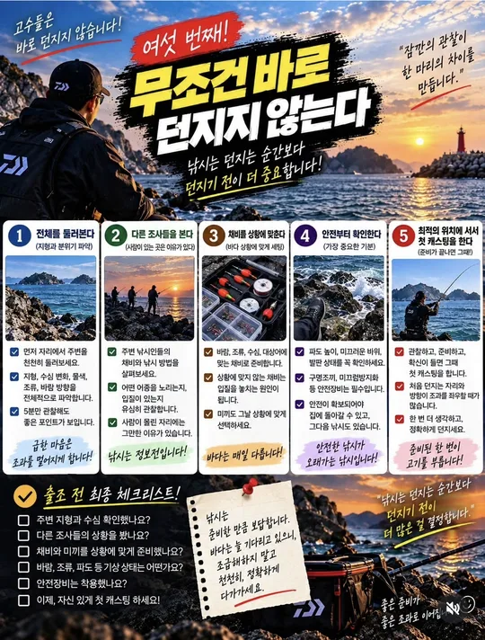 바로 던지지 않는다 카드뉴스 그림