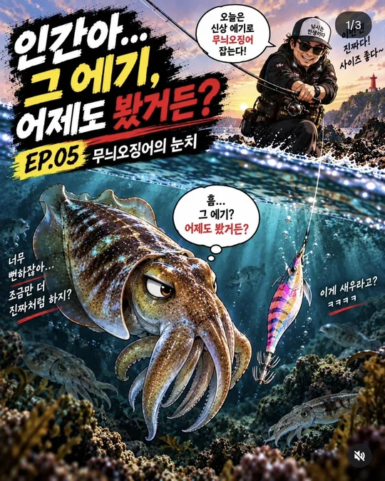 무늬오징어의 눈치 EP.05 (1) 카드뉴스 그림