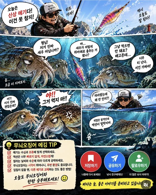 무늬오징어의 눈치 EP.05 (3) 카드뉴스 그림