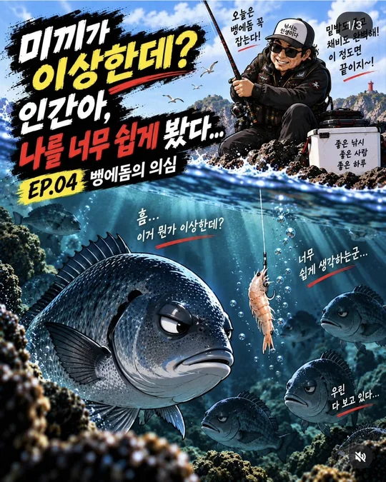 벵에돔의 의심 EP.04 카드뉴스 그림