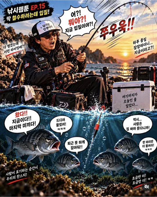 철수하려는데 입질 EP.15 (2) 카드뉴스 그림